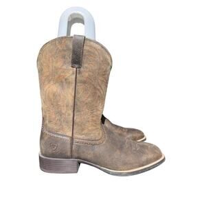 Ariat Sport Wide Square Toe Western Cowboy Boot Men size 13 D EUC